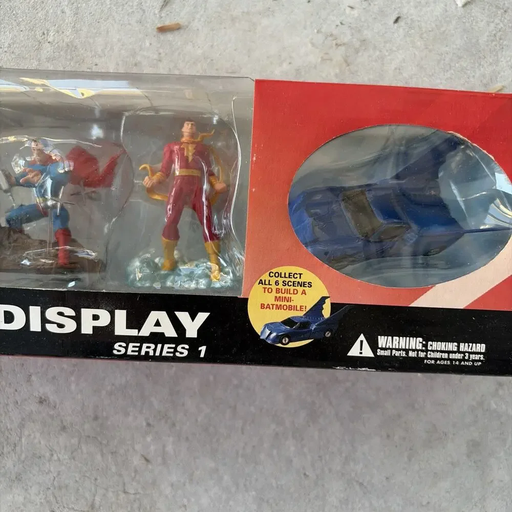DC Direct WHO'S WHO Mystery Box Series 1 Display Set - 6 Mini-Scenes & Batmobile